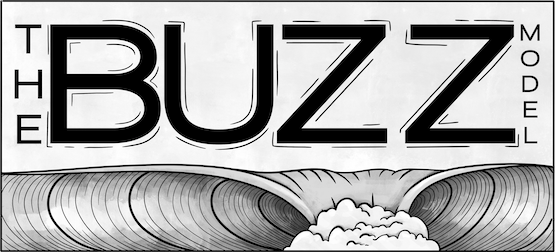 Buzz Model logo illustration