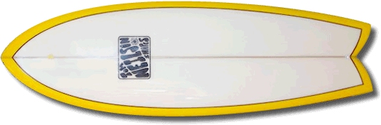 Classic Fish - Neilson Surfbaords classic twin keel fish surfboard